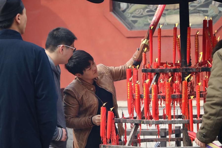 祈福法事公告   每年农历二月初八是张大帝生日,又一说张元庵大老爷嫁